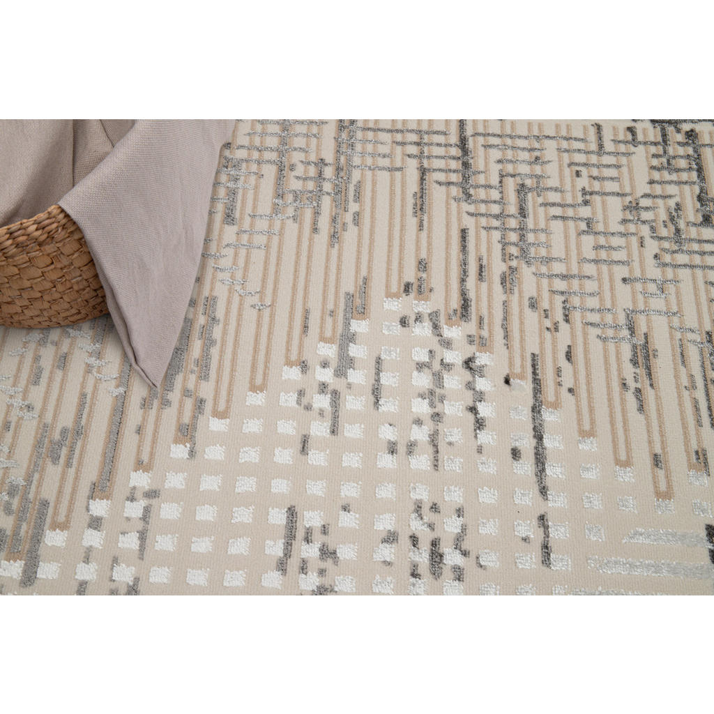 Thumbnail - Tapiso Teppich, Weiß, Textil, 140x200 cm, Teppiche & Böden, Teppiche