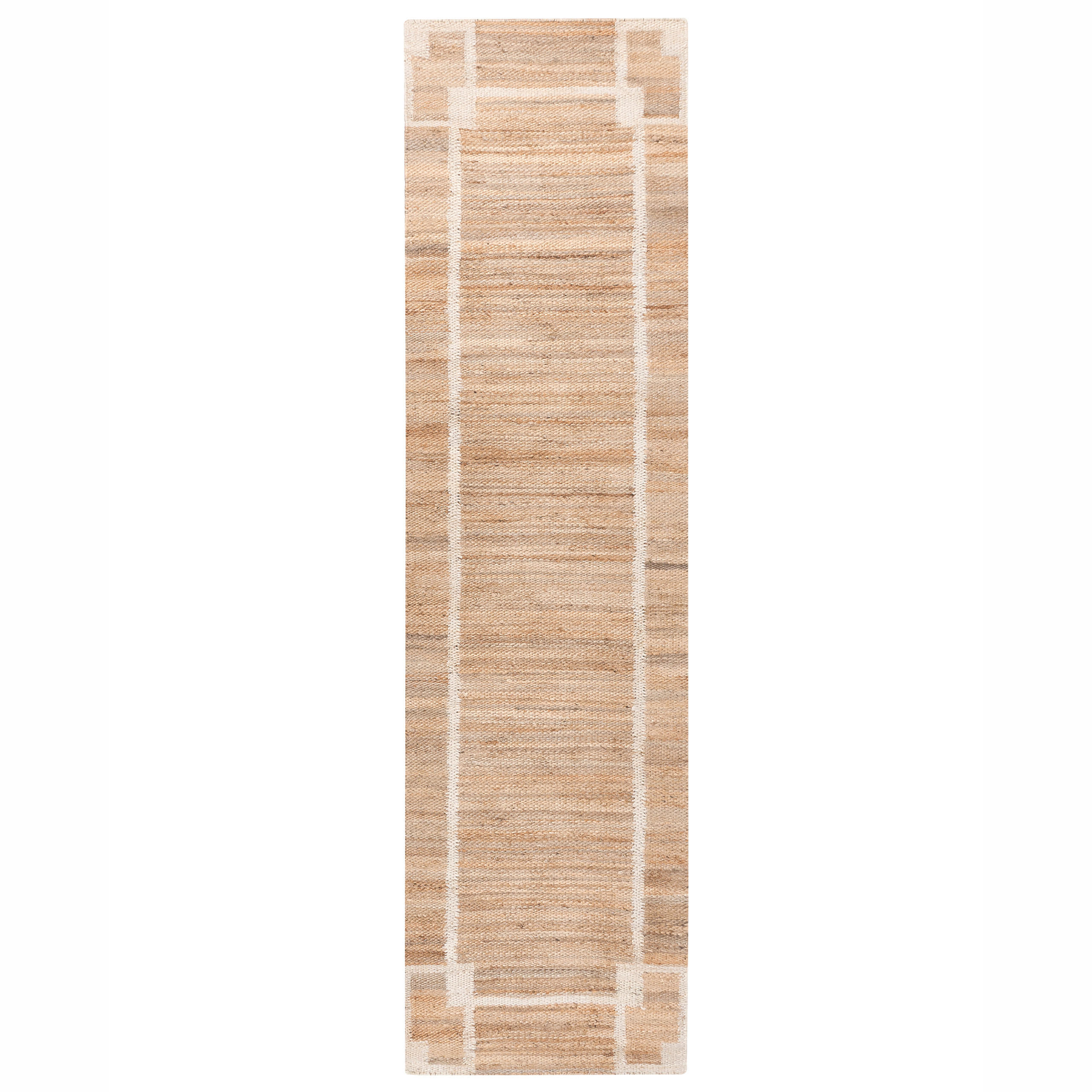 TEPPICH Hellbeige 80/300 cm Jute Gondia - Beige, Textil (80/300cm) - Beliani