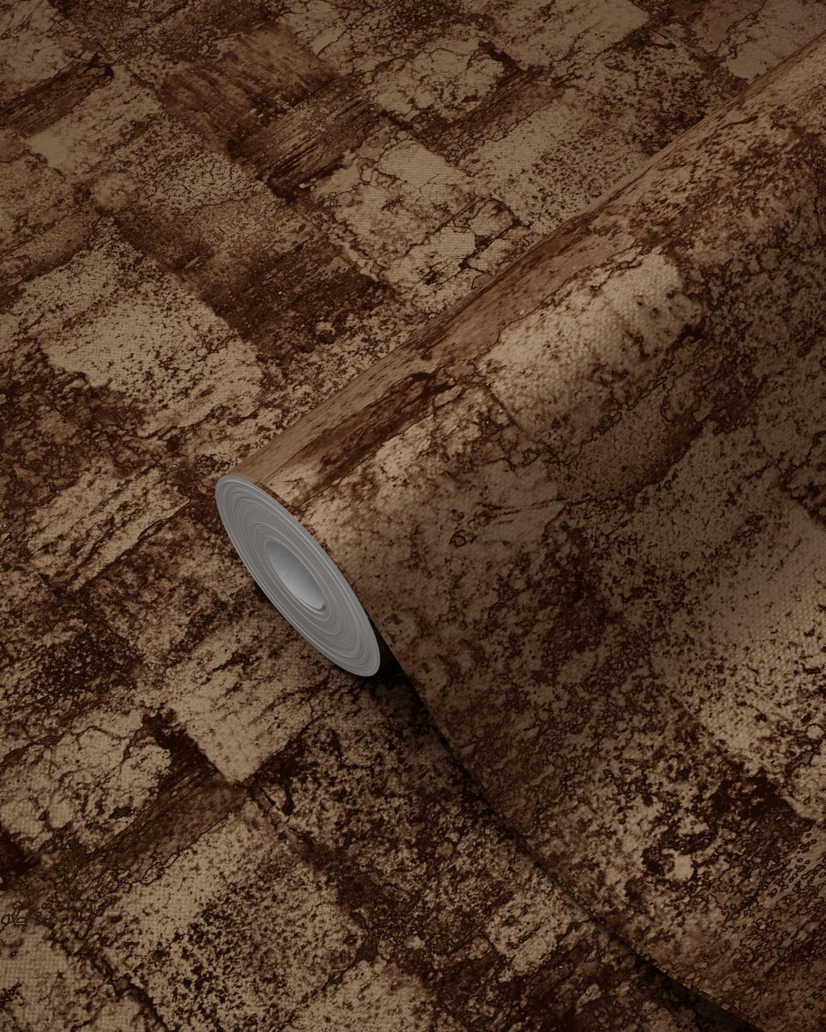 TAPETE mit feiner Struktur 53 cm x 10.05 m - Rot, Papier (53/1000cm) - Origin Wallcoverings