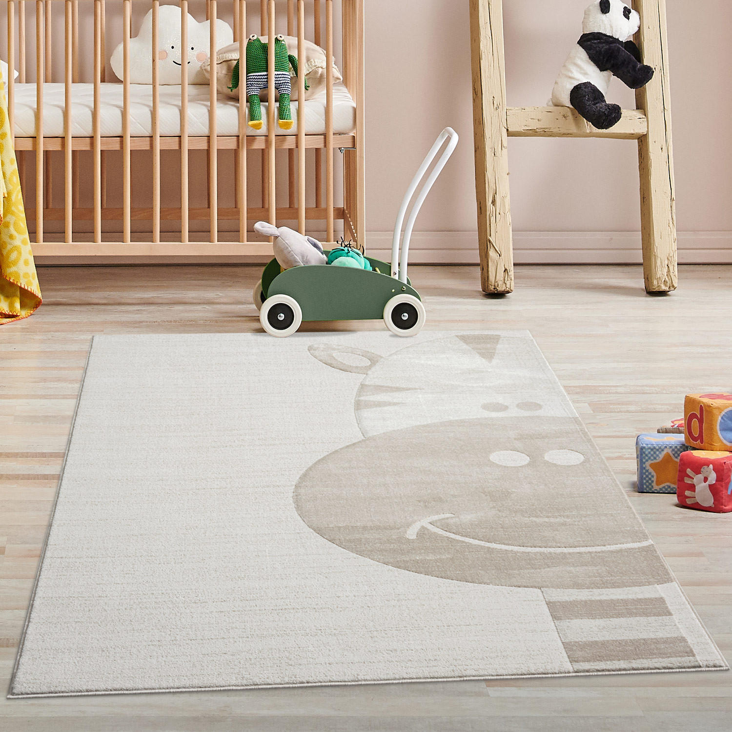KINDERTEPPICH Mara 715 Creme 120x160 cm - Beige/Creme, Textil (120/160cm) - carpet city