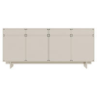 SIDEBOARD Wuwu Greige 200 cm - Taupe, Holzwerkstoff (200/88/35cm) - Selsey