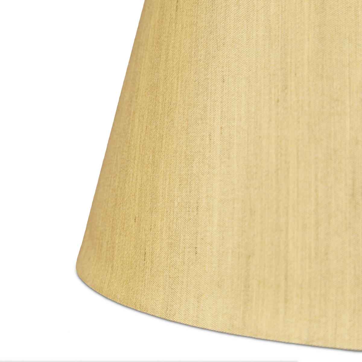 SCHIRMLAMPE - Goldfarben, Textil/Metall (39/39/158cm) - Relaxdays