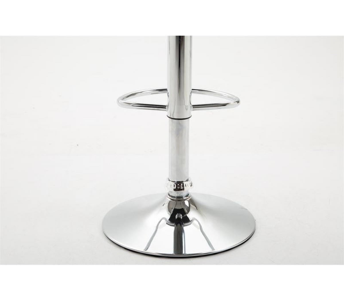 BARHOCKER Dyn V2 63-84 cm Weiß - Weiß, Leder (36/63/39cm) - furnicato