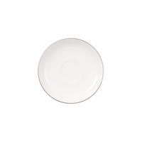 MOKKA-/ESPRESSOUNTERTASSE Anmut Platinum No. 1 weiß ø 12 cm - Weiß, Keramik (12cm) - Villeroy & Boch