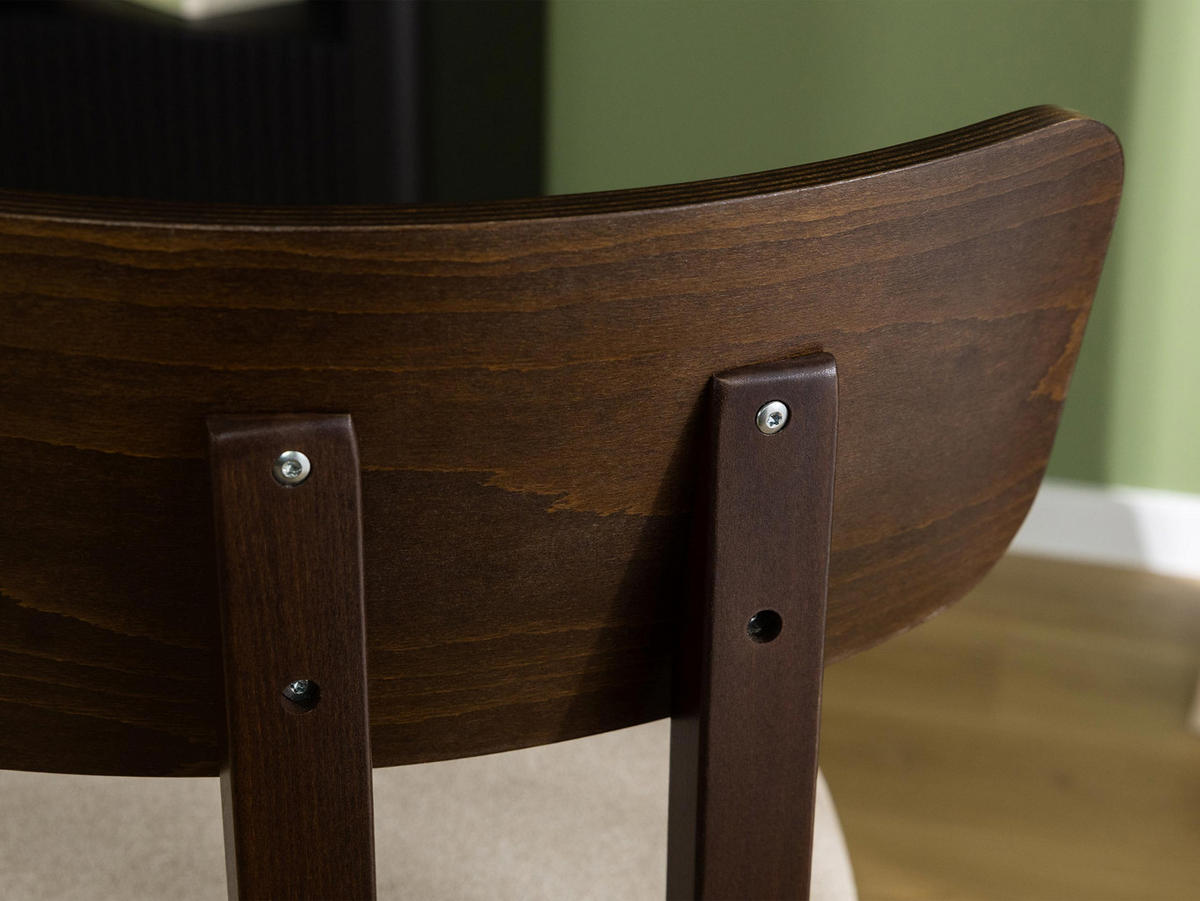 ESSZIMMERSTUHL Divo II - Schwarz/Grün, Holz/Textil (47/85/48cm) - MIRJAN24