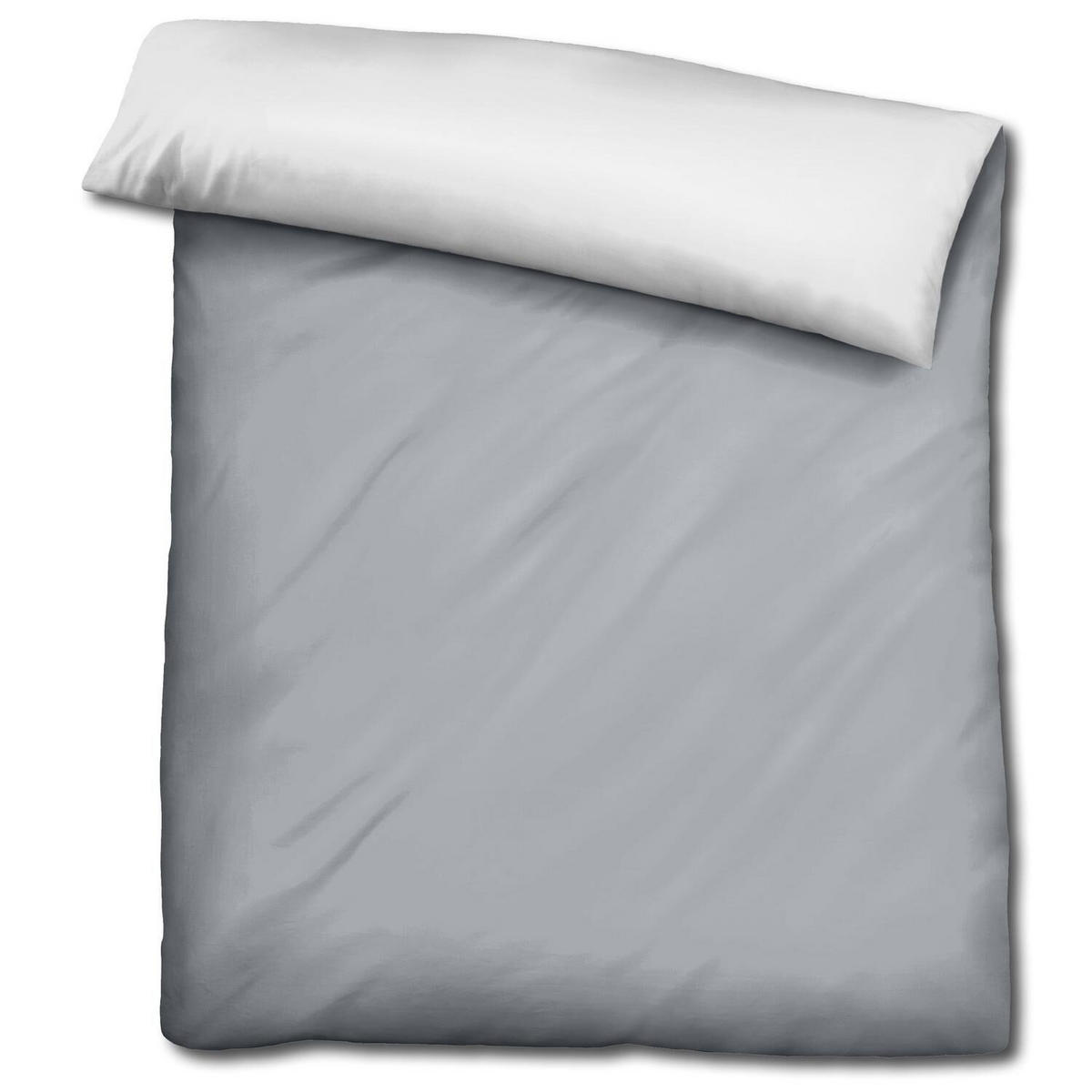 BETTWÄSCHE Smart 135x200 cm - Weiß, Textil (135/200cm) - Sleezzz