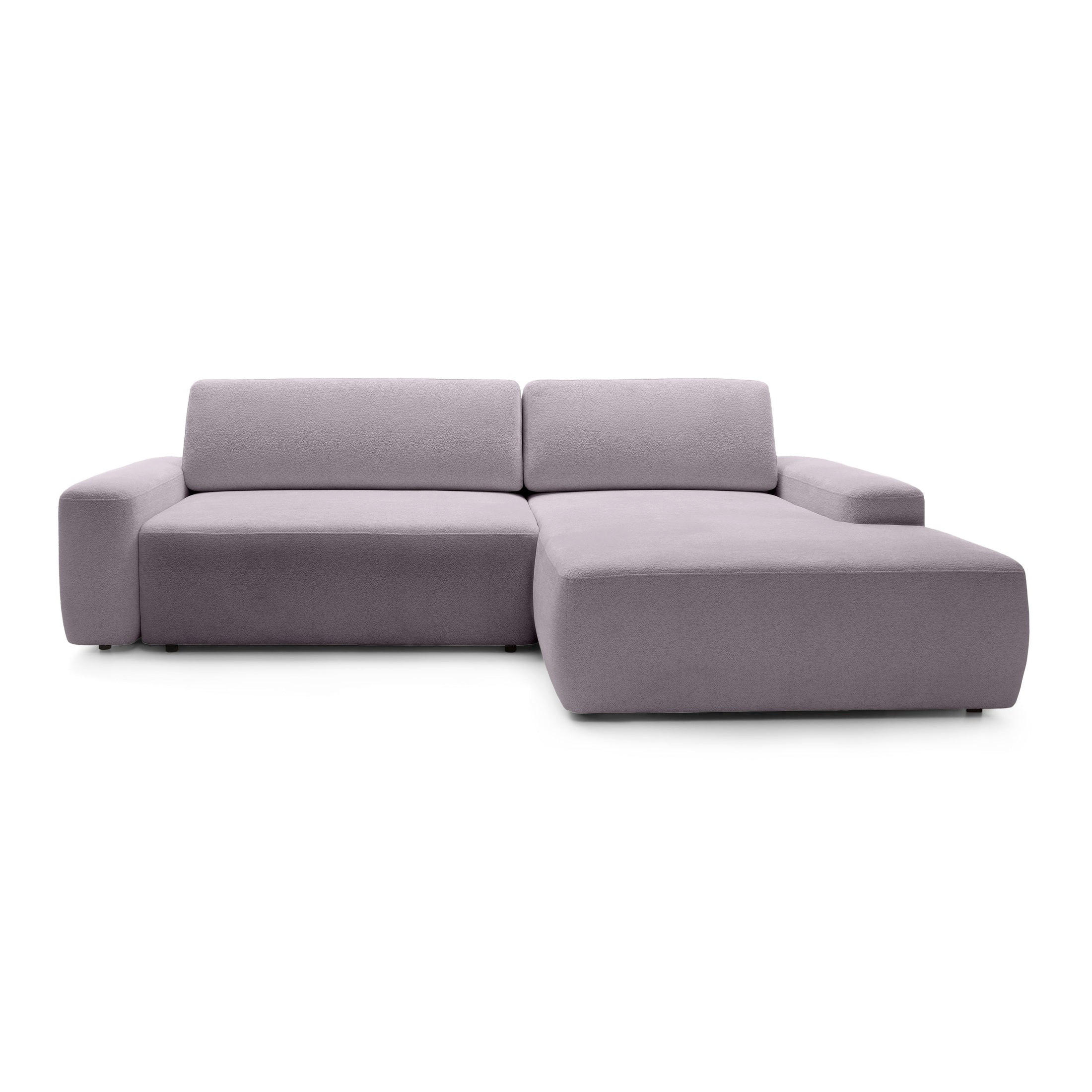 Pillovely Ecksofa Braun 264x82x162 cm