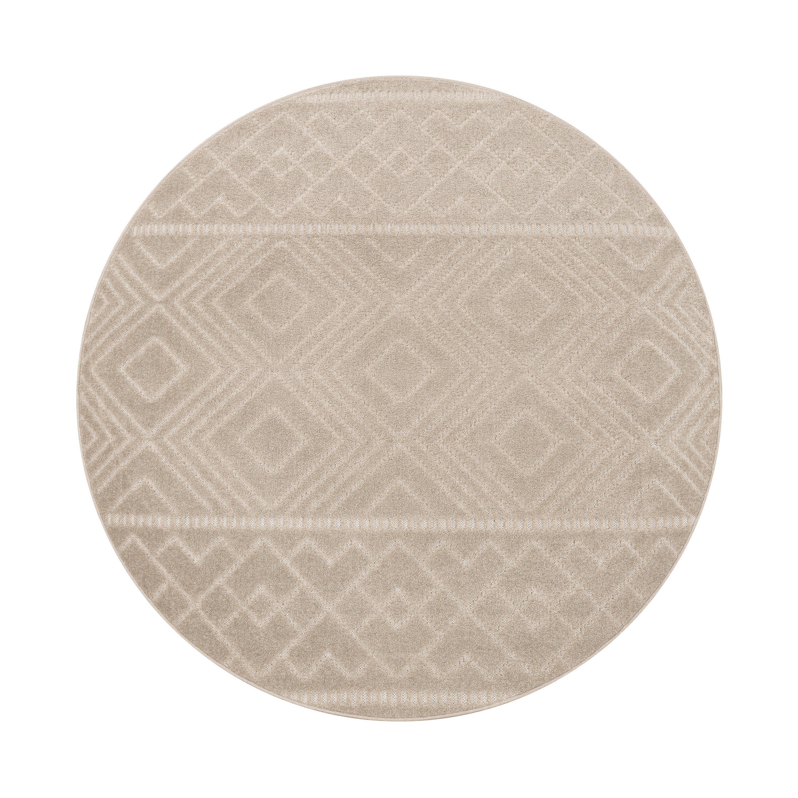 OUTDOORTEPPICH 200/200 cm Stilo 866 - Beige, Textil (200/200cm) - Paco Home