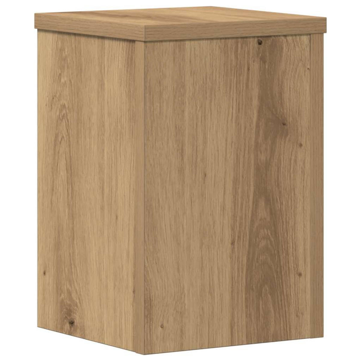 PFLANZENSTÄNDER 2er Set Artisan-Eiche 20/20/30 Cm Holzwerkstoff - Braun, Holzwerkstoff (20/30/20cm) - vidaXL