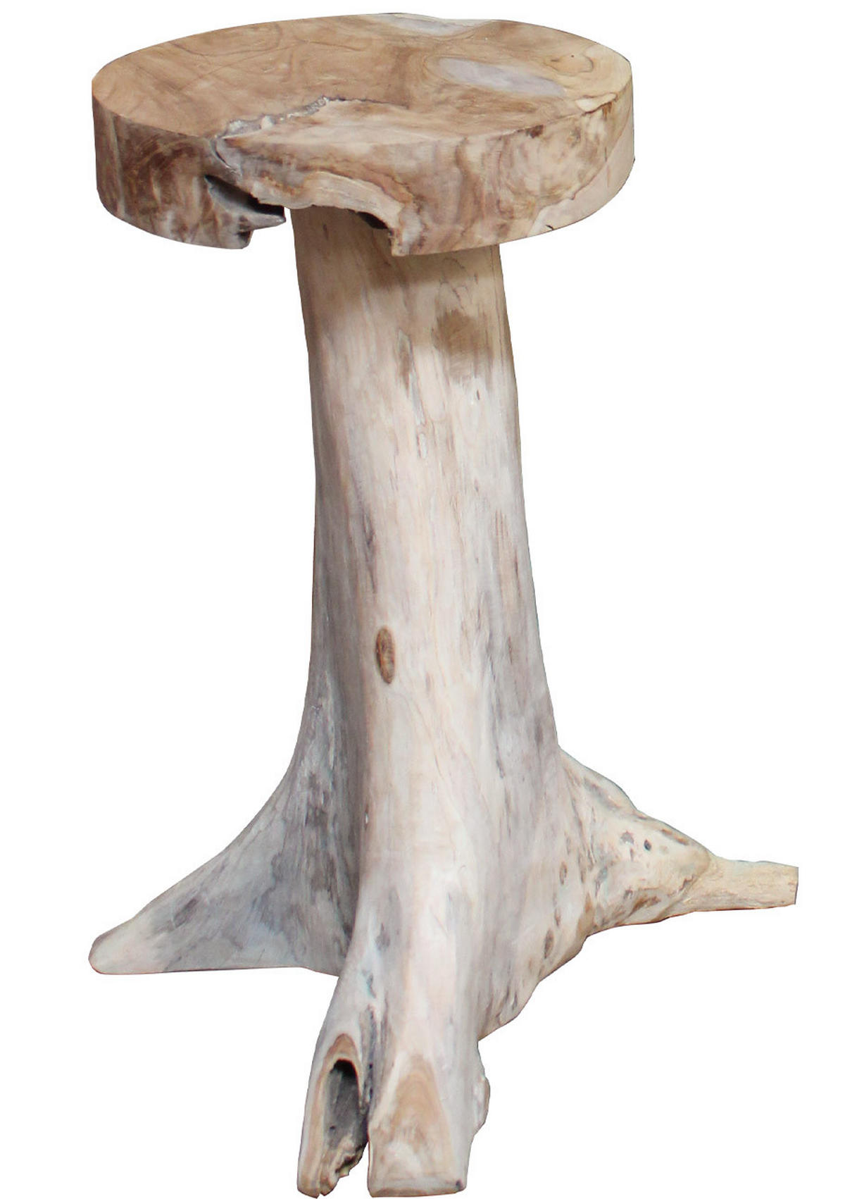 BARSET Joel Teak Natur 102x60x90cm - Hellbraun, Holz (60/102/90cm) - DELUKE