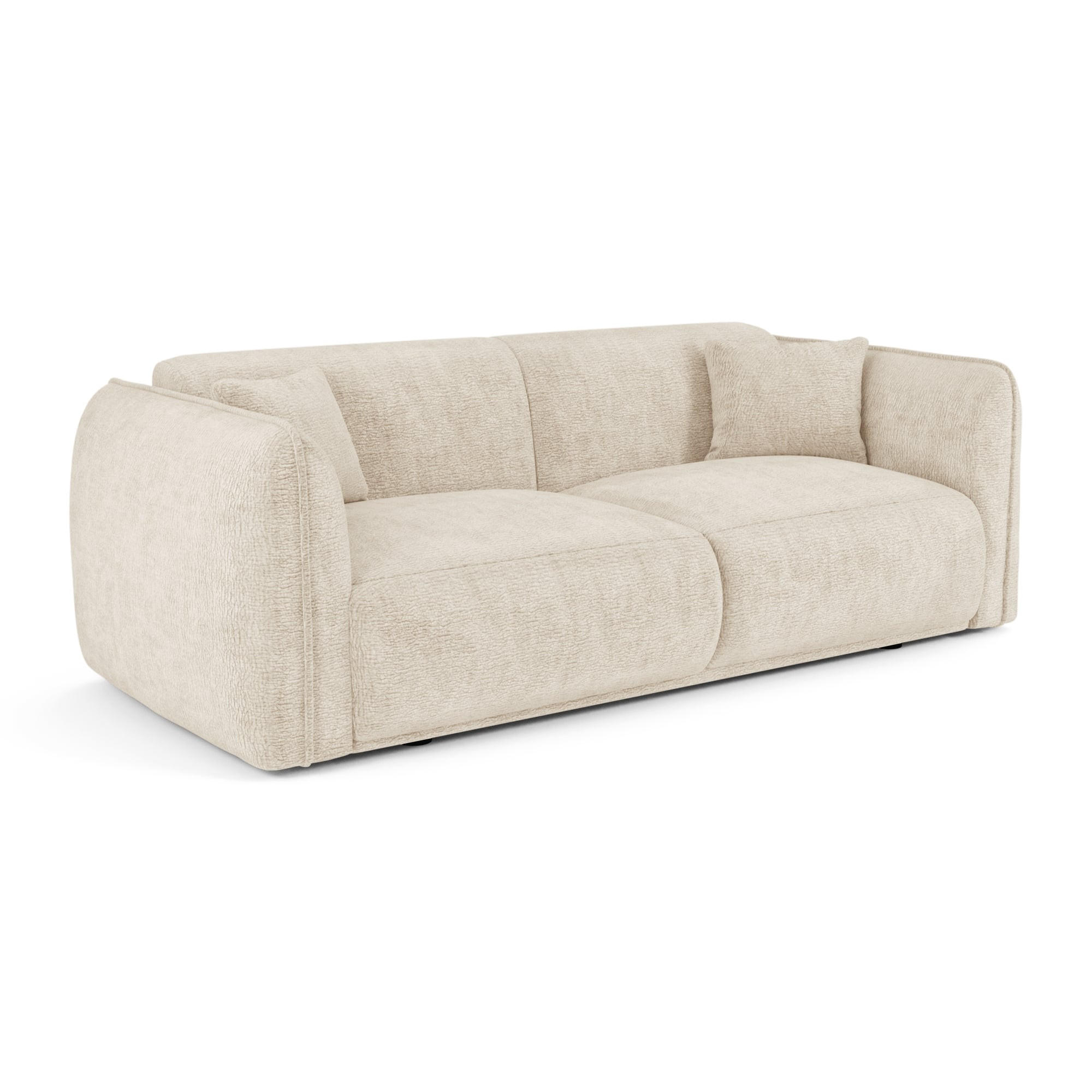 Premium Interiors Sofa Creme 206x72.5x90 cm