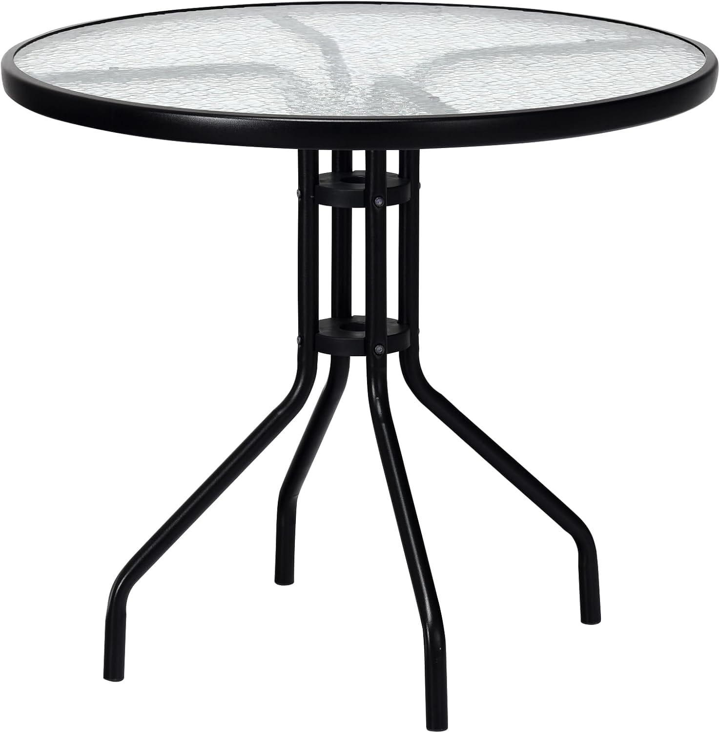 GARTENTISCH rund 90cm - Transparent, Metall (90/90/70cm) - Mat-Haus