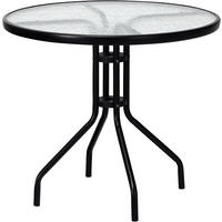 GARTENTISCH rund 90cm - Transparent, Metall (90/90/70cm) - Mat-Haus