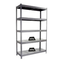 SCHWERLASTREGAL METAL BEAST FIVE | HxBxT 200x150x45cm | Fachlast 600kg | Grau - Grau, Metall (150/200/45cm) - PROREGAL