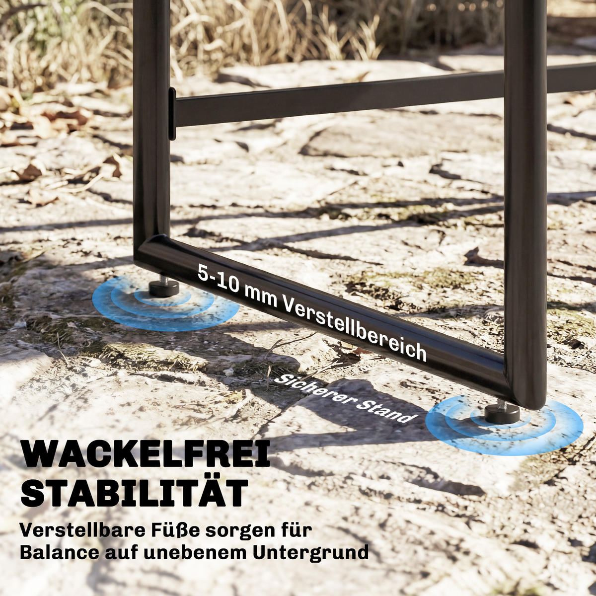 OUTDOOR-ESSGRUPPE 5er Set Stahl Kunststoff Grau - Dunkelgrau/Schwarz, Textil/Metall - Outsunny