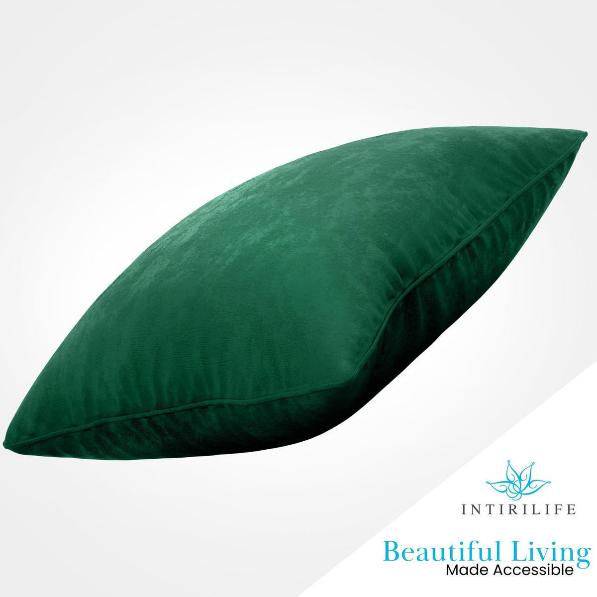 KISSENHÜLLEN-SET (2-tlg.) 40/40 cm (Grün) - Grün, Textil (40/40cm) - Intirilife