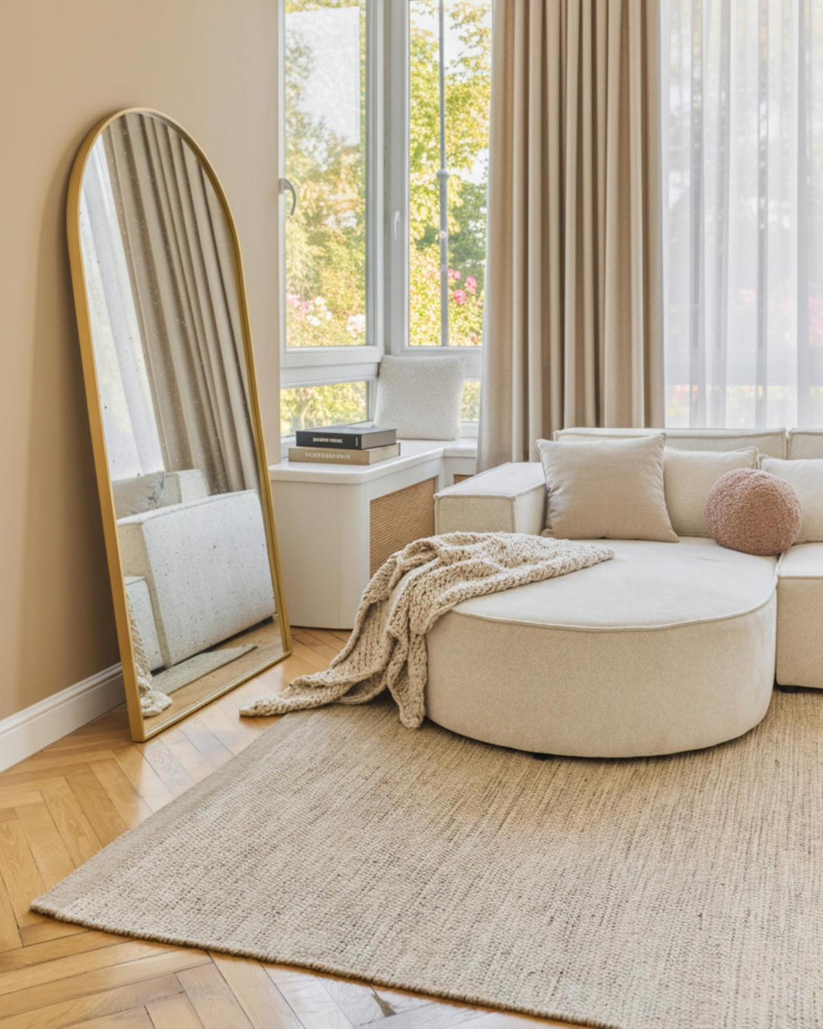 TEPPICH LONI Taupe 170/240 cm - Taupe, Textil (170/240cm) - Tapiso