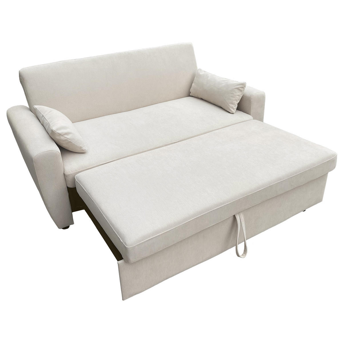SOFA MATT Beige 2 Plätze - Beige, Textil (93/85/169cm) - Happy Garden