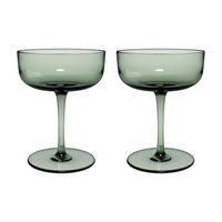 SEKTSCHALEN / DESSERTSCHALEN Like Glass Sage 100 ml 2er Set - Grün, Glas (0.1L) - like.Villeroy & Boch