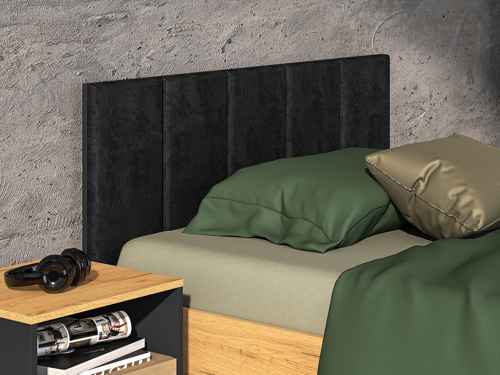 Thumbnail - Feldmann-Wohnen Bett, Braun, Holz, 120x200 cm, Schlafzimmer, Betten