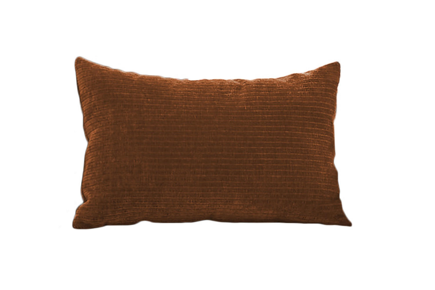SPITZKISSEN RECHTECKIG SEPHI Cord - Rotbraun, Textil (60/60cm) - KAWOLA