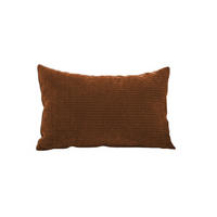 SPITZKISSEN RECHTECKIG SEPHI Cord - Rotbraun, Textil (60/60cm) - KAWOLA