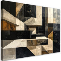 LEINWANDBILD Abstraktion 120x80cm - Beige, Textil (120/80cm) - Feeby