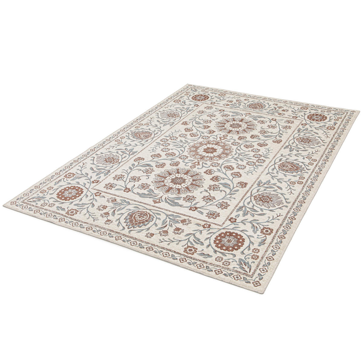 TEPPICH aus recycelten Fasern im Designstil beige - Beige, Textil (120/170cm) - AFK Living