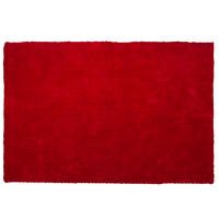 SHAGGY-TEPPICH Demre 200/140 cm - Rot, Kunststoff (140/200cm) - Beliani