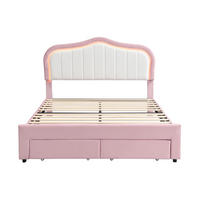 KINDERBETT 140/200 cm Rosa - Pink, Textil