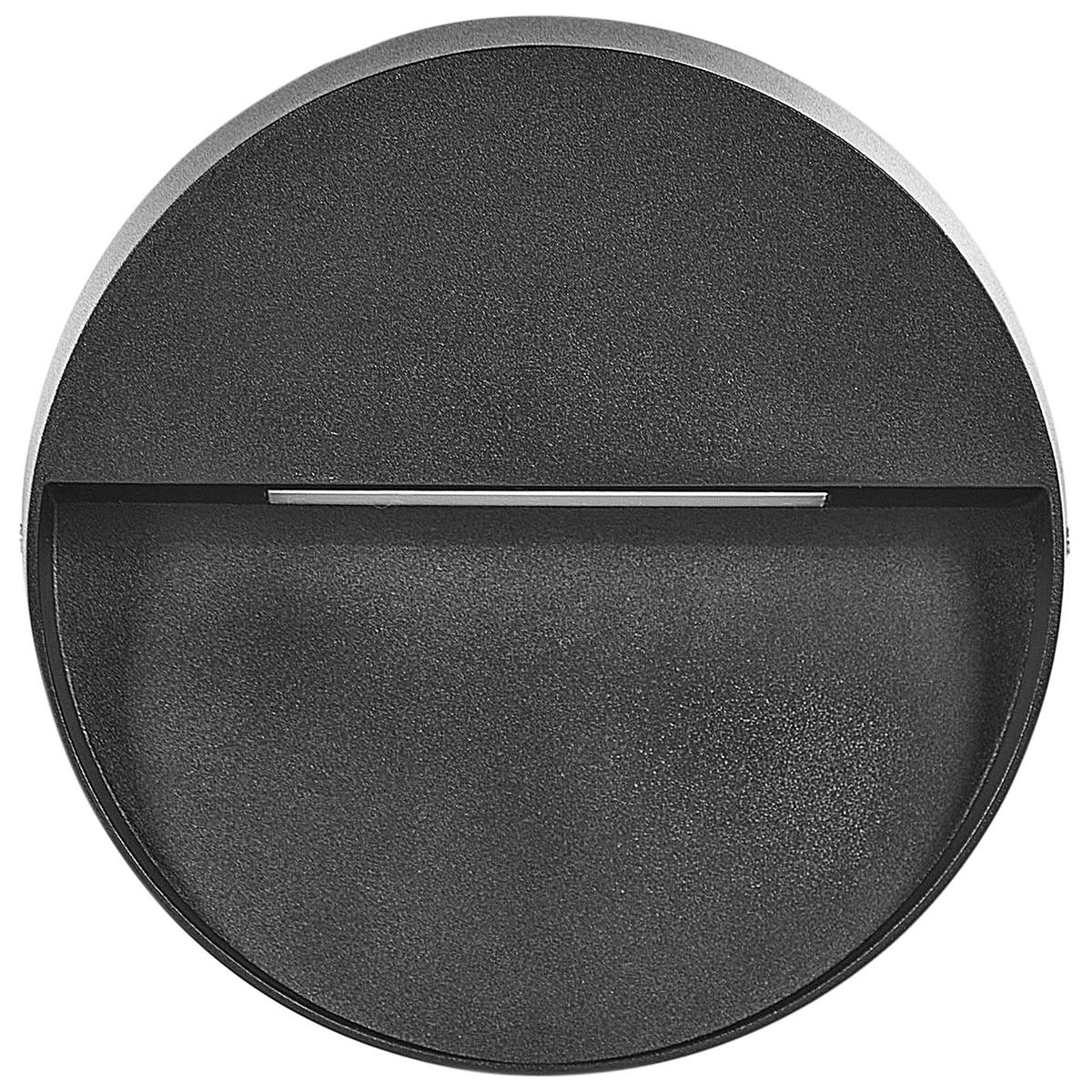AUSSENWANDLEUCHTE 2er Set Schwarz Pompton - Schwarz, Metall (15/15/4cm) - Beliani