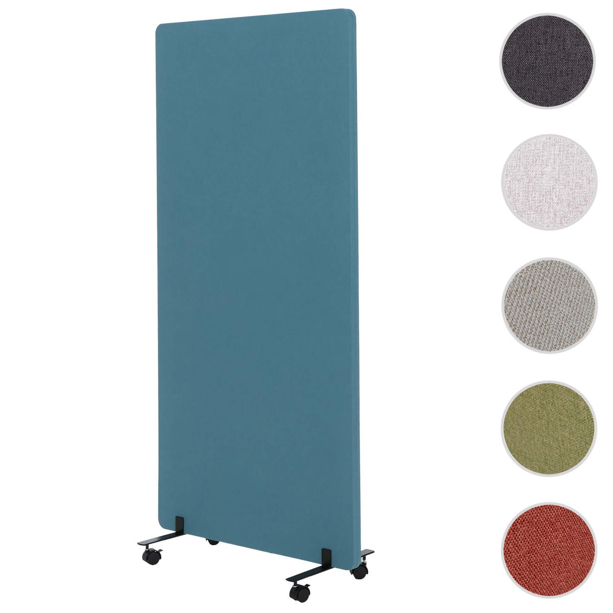 AKUSTICKÁ PŘÍČKA Tyrkysová - tyrkysová, textil (80/167/39cm) - MCW