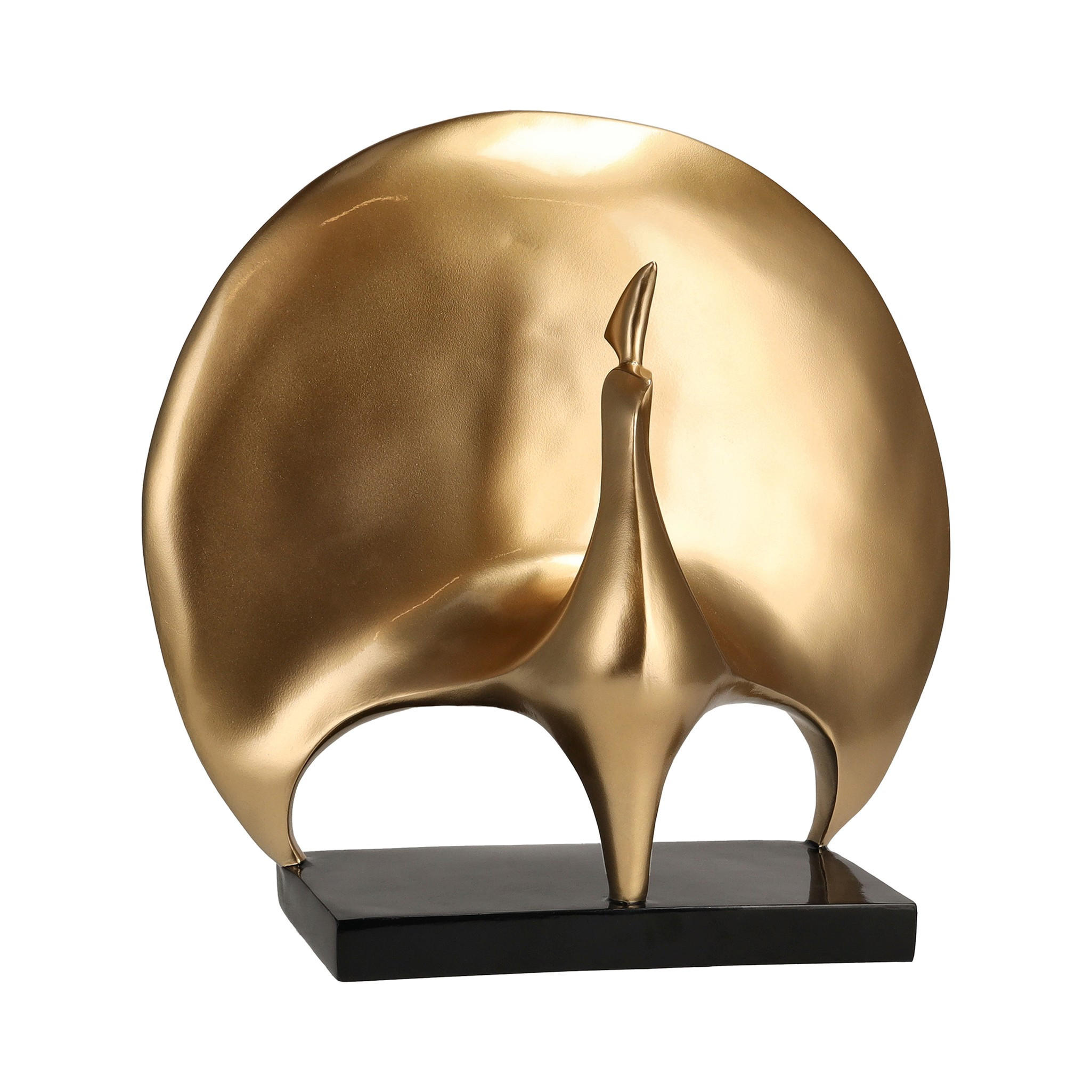 DEKOFIGUR Pavona - Goldfarben, Kunststoff (16/32/33.5cm) - home&you