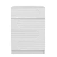 KOMMODE Weiß 60/38,5/85 cm - Weiß, Holzwerkstoff (60/85/38.5cm) - PANGIVO