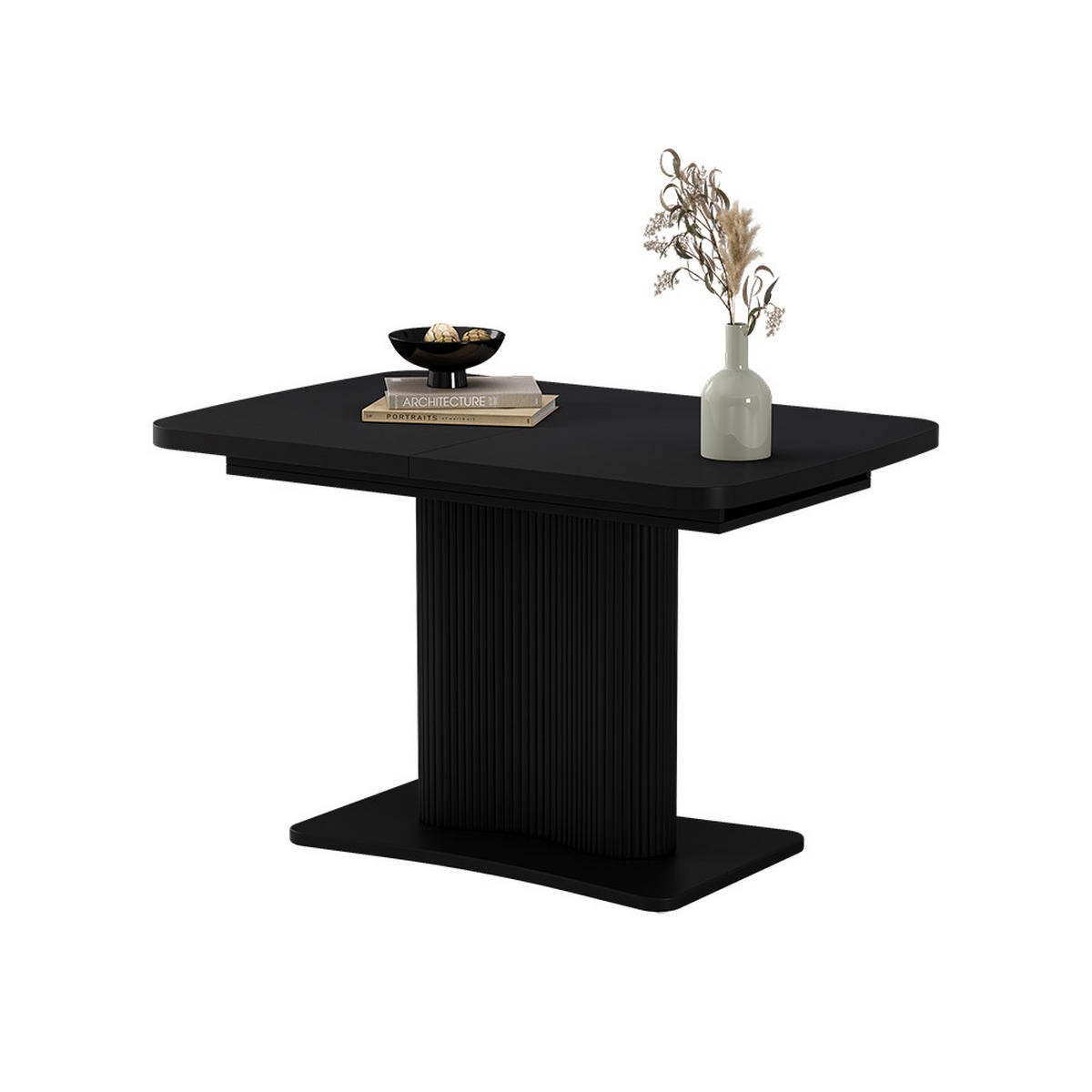 FENARO Černá - černá, kompozitní dřevo (80/120/77.4cm) - Vicco