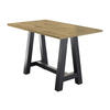 STEHTISCH Essa 1 140 x 70 x 105 aus Holzwerkstoff Asteiche - Naturfarben, Holz (70/105/140cm) - 58aufmkessel