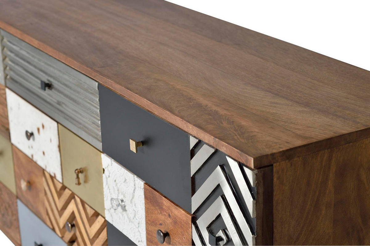 SIDEBOARD aus Holz - Braun, Holz (40/80/150cm) - Giner y Colomer