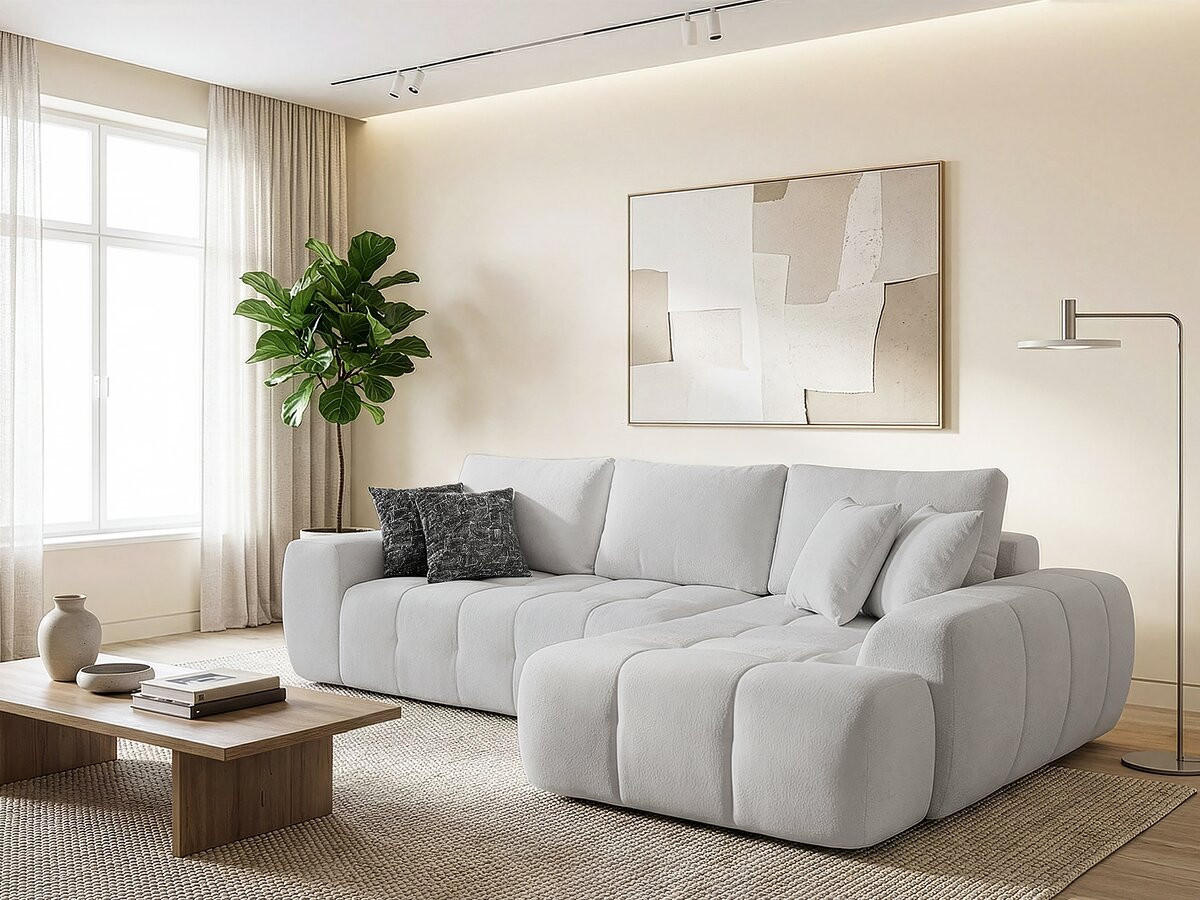 ECKSOFA sidonie Grau - Grau, Textil (188/284cm) - Habitat Garten