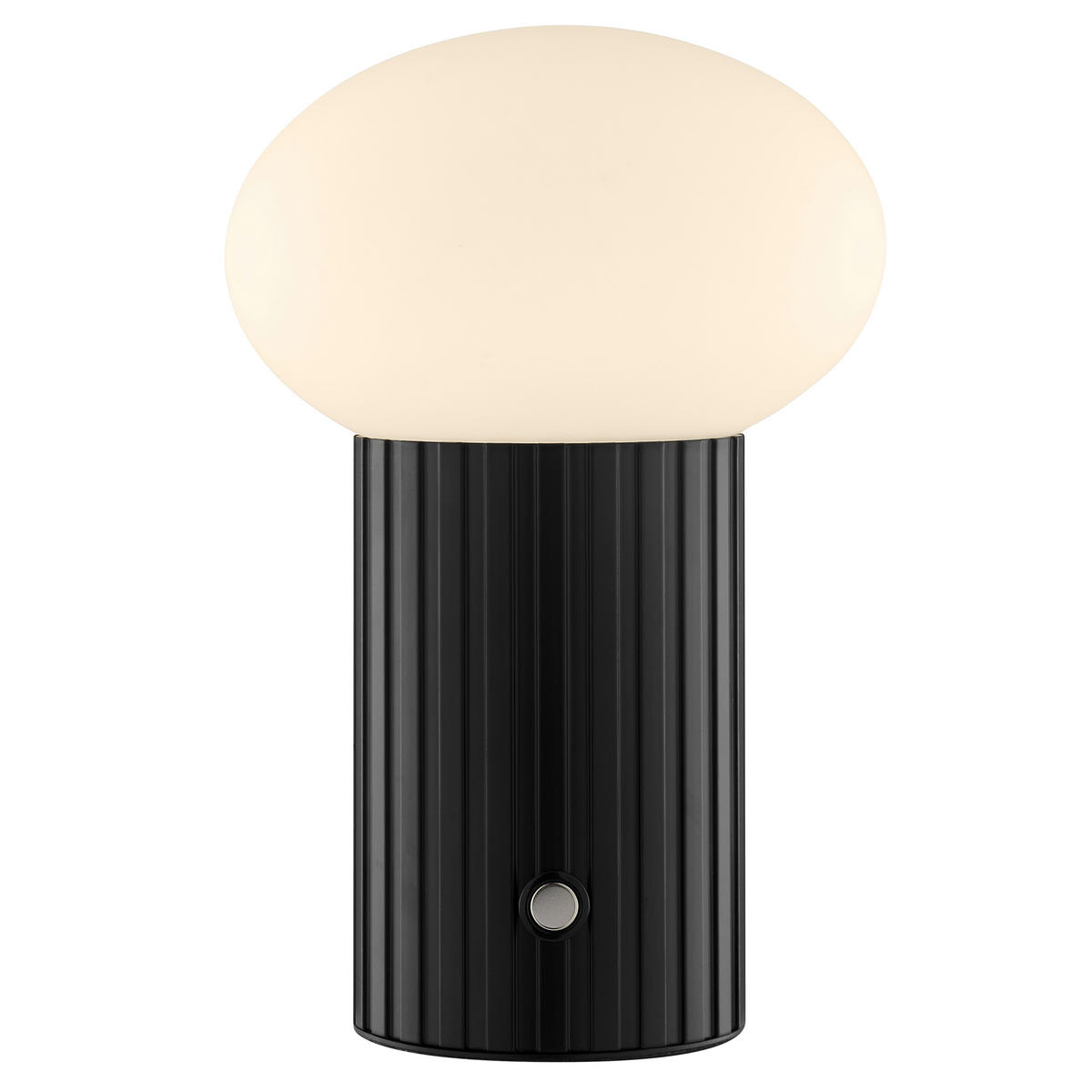 TISCHLEUCHTE Venti Schwarz/Weiß 12/12/18 cm - Multicolor, Kunststoff (12/12/18cm) - Brilliant