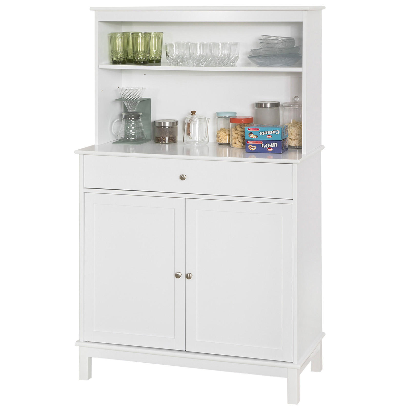 KÜCHENSCHRANK Weiß - Weiß, Holzwerkstoff (90/148/40cm) - SoBuy