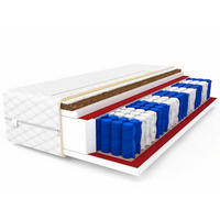 TASCHENFEDERKERNMATRATZE 140x200 Veloria plus 17CM - Weiß, Holzwerkstoff (140/200cm) - roe furniture
