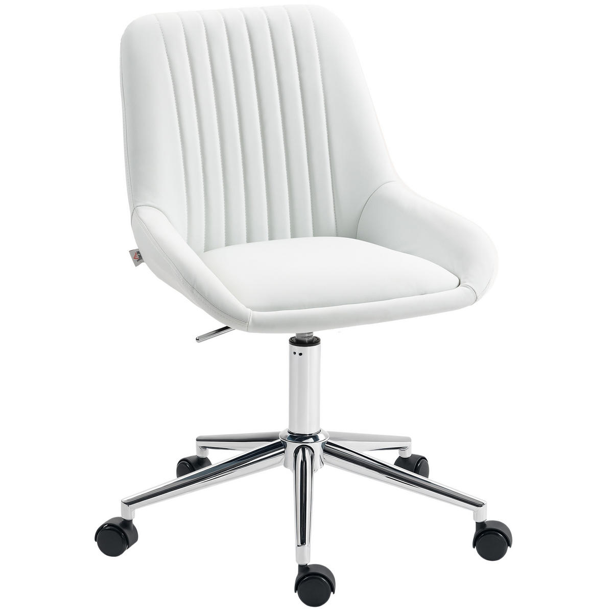 DREHSTUHL DE-11777 52/58/80-90 cm Weiß - Weiß, Metall (52/90/58cm) - ComfortXL