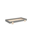 STAPELBETT Karlene 204x28x94 aus MDF in Grau - Grau, Holzwerkstoff (90/200cm) - 58aufmkessel