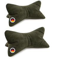 KISSEN Leseknochen Selma 2er Set - Grün, Textil (22/42cm) - Bonvionn