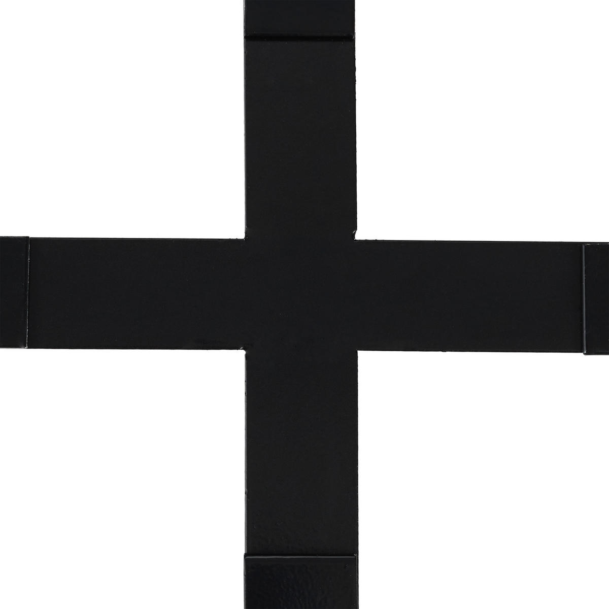 2XPFLANZENROLLER - Schwarz, Kunststoff/Metall (46.5/10.5/46.5cm) - Relaxdays