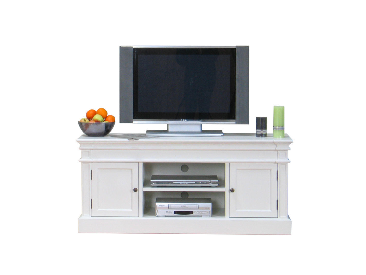 TV-ELEMENT Weiß - Weiß, Holzwerkstoff (137/60/45cm) - ebuy24