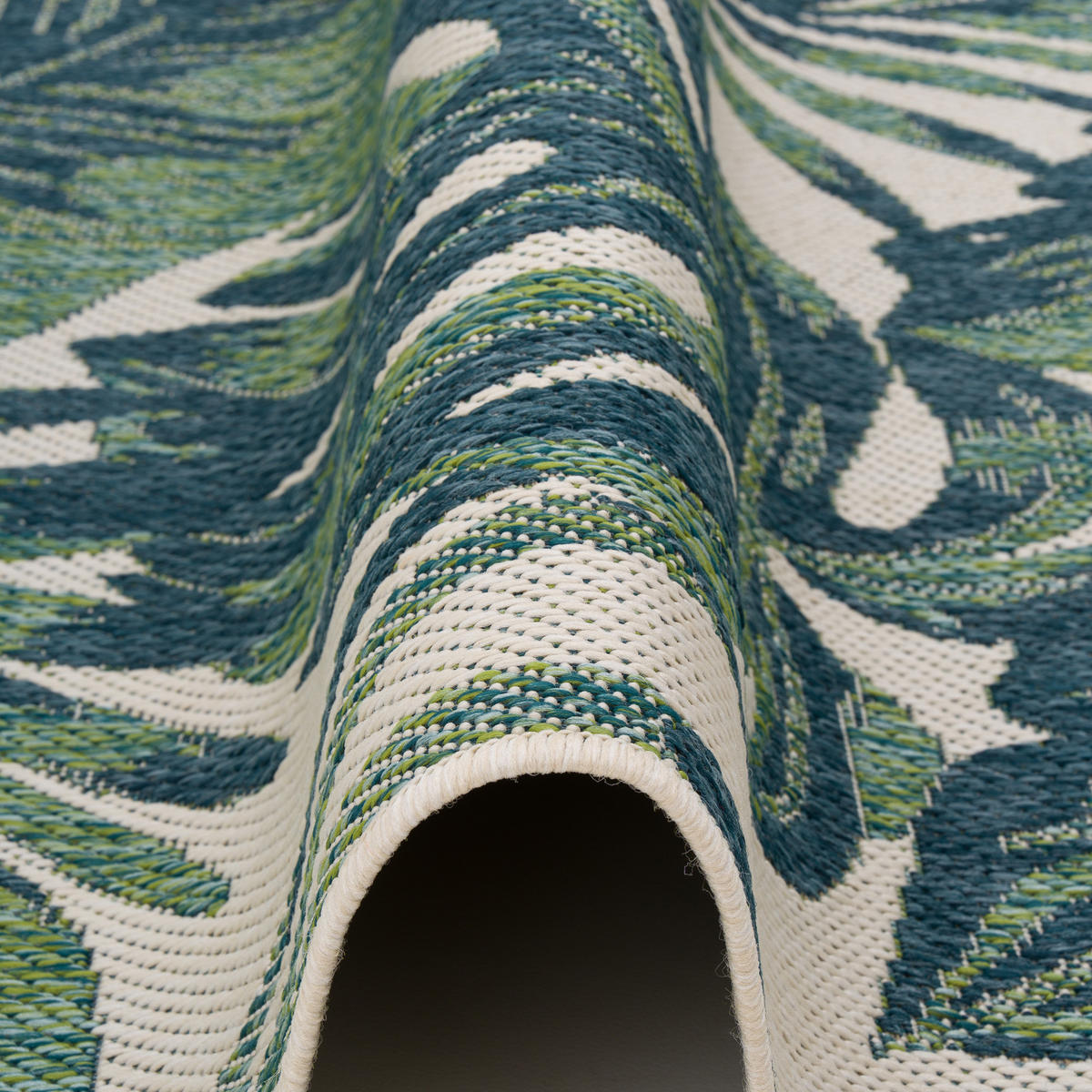 IN- UND OUTDOOR TEPPICH CARPETTO VINTAGE - Grün, Textil (160/235cm) - Pergamon