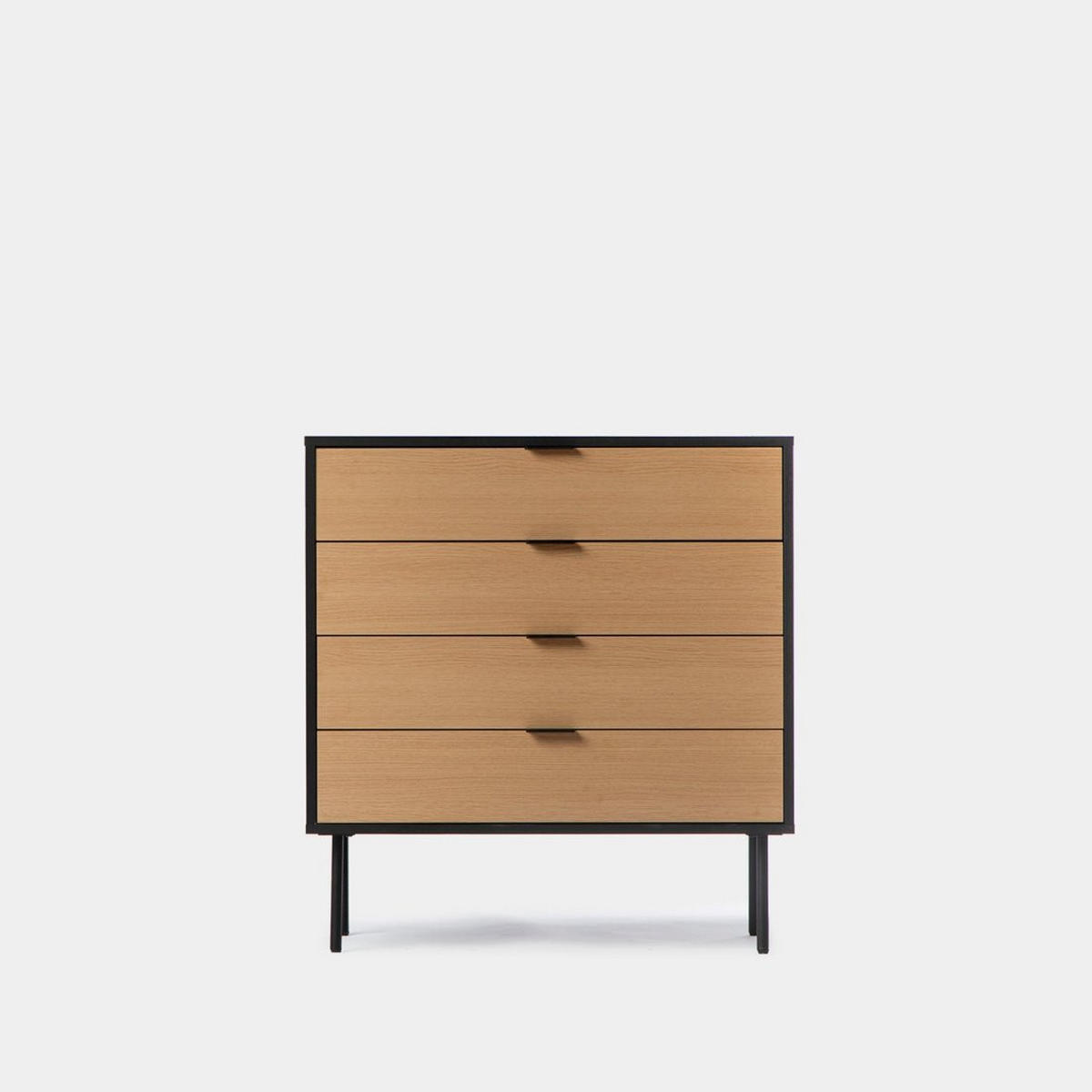 KOMMODE MIT SCHUBLADEN Copenhague Zweifarbig 80 cm x 85 cm - Multicolor, Holzwerkstoff (80/85/40cm)