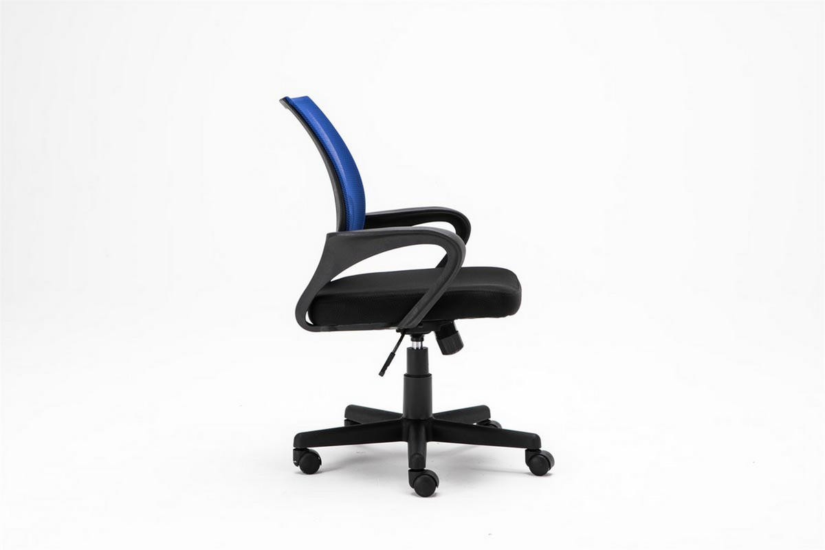 BÜROSTUHL Genf mit Netzbezug, Blau - Blau, Kunststoff/Textil (56/100/54cm) - TPFLiving