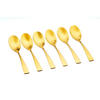 LÖFFEL 6er-Set Sven - Gold - Goldfarben, Metall - Björn